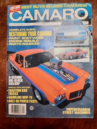 1985 Camaro Restoration Magazine ~ Hot Rod Magazine