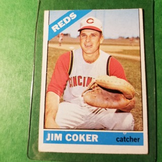 1966 - TOPPS BASEBALL CARD NO. 292 - JIM COKER - REDS