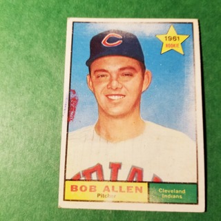 1961 - TOPPS BASEBALL CARD NO. 452 - BOB ALLEN ROOKIE - INDIANS