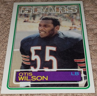 ♨️♨️ 1983 Topps Otis Wilson Football card # 41 Chicago Bears ♨️♨️