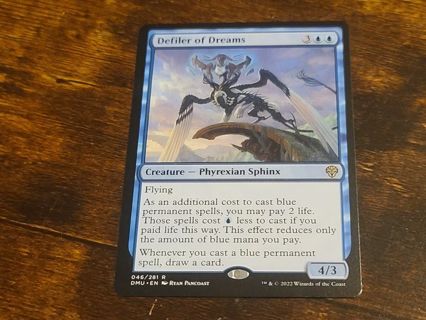 Magic the gathering mtg Defiler of Dreams rare Dominaria United