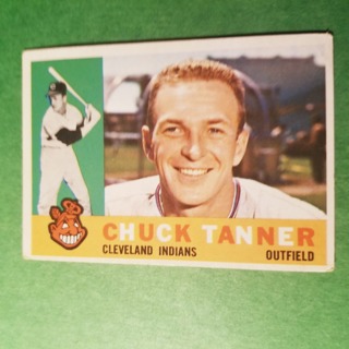 1960 - TOPPS BASEBALL CARD NO. 279 - CHUCK TANNER - INDIANS