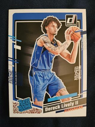 2023-24 Donruss Rated Rookie Dereck Lively II