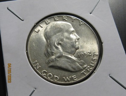 ★★ 1952P FRANKLIN HALF DOLLAR BU ★★ **90% SILVER**