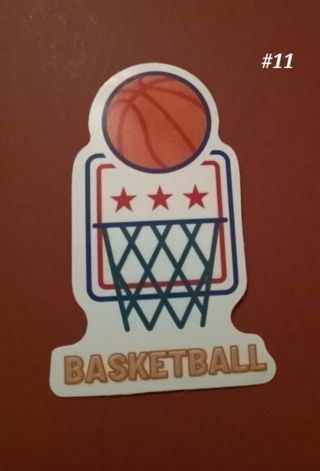 Basketball Vending Sticker #11