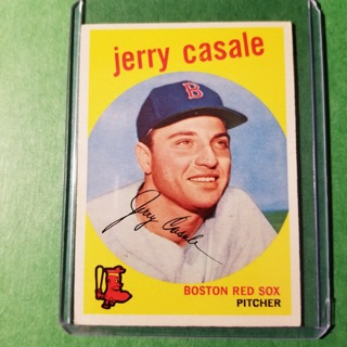 1959 - TOPPS NRMT - MINT BASEBALL - CARD NO. 456 - JERRY CASALE - RED SOX