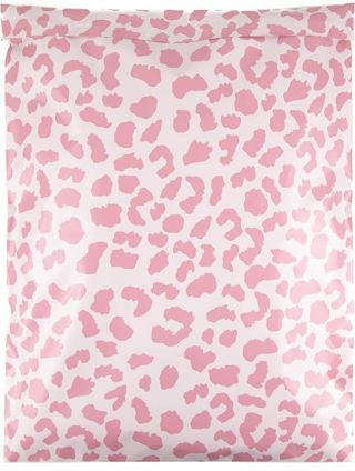 ↗️NEW⭕SuPeR SPECIAL⭕(5) ROSE GOLD (PINK) ANIMAL PRINT POLY MAILERS 10"x 13"