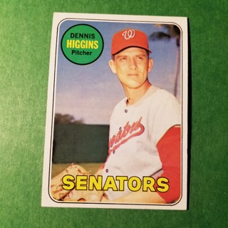 1969 - TOPPS BASEBALL CARD NO. 441 - DENNIS HIGGINS - SENATORS