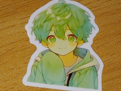 Adorable new one vinyl lap top sticker no refunds regular mail very nice quality love them