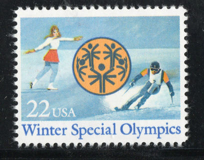 2142 * WINTER SPECIAL OLYMPICS * U.S. Postage Stamp Single MNH