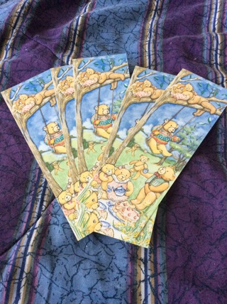 Teddy bear picnic bookmarks (5)