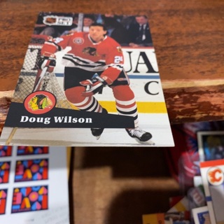 1991 pro set doug Wilson hockey card 