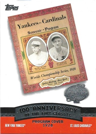 2004 Topps Fall Classic Covers #1928 1928 World Series