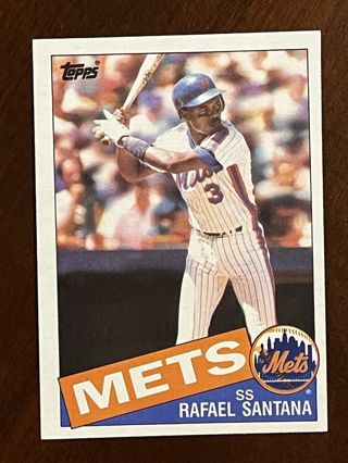 Rafael Santana 1985 Topps New York Mets