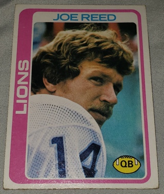 ♨️♨️ 1978 Topps Joe Reed Football card # 147 Detroit Lions ♨️♨️