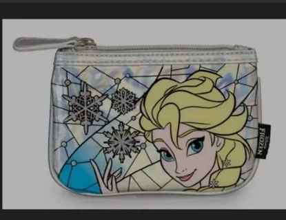 NEW Loungefly Disney Frozen Elsa LoungefLY Stained Glass Coin Bag. INFO BELOW