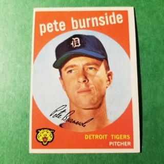 1959 - TOPPS BASEBALL CARD NO. 354 - PETE BURNSIDE - TIGERS