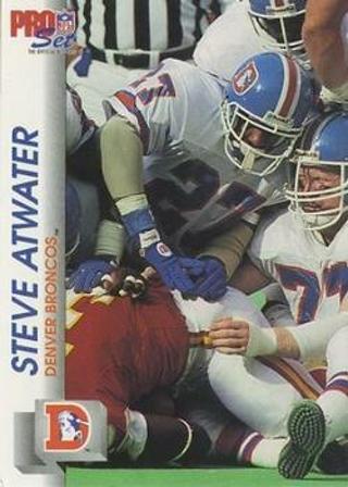 Tradingcard - 1992 Pro Set #482 - Steve Atwater - Denver Broncos