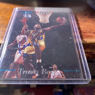  1995 classic rookies authentic auto’d basketball card  