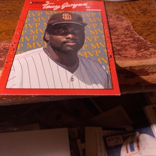 1990 donruss mvp tony Gwynn baseball card 