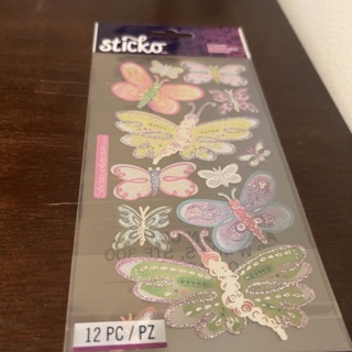 Sticko butterfly stickers 