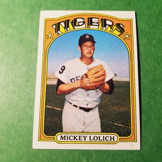 1972 - TOPPS BASEBALL CARD NO. 450 - MICKEY LOLICH - TIGERS