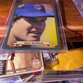 1987 classic Ryne sandberg baseball card 