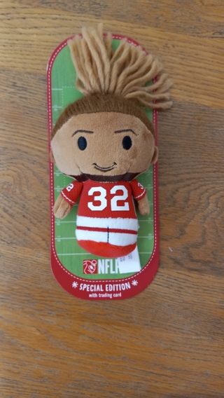 NIP HALLMARK itty bittys TYRANN MATHIEU #32 SAFETY NFLPA SPECIAL EDITION WITH 2020 TRADING CARD