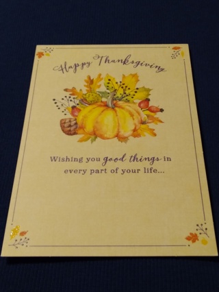 Happy Thanksgiving Card - grateful