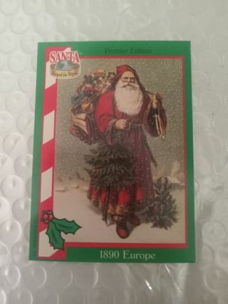 Santa Around The World Card