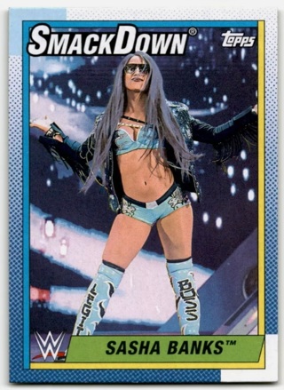 2021 WWE Heritage Wrestling - SASHA BANKS Card #72 NM