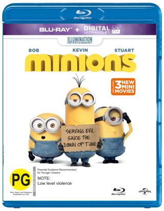 Minions (Blu-ray DVD) Disc Only