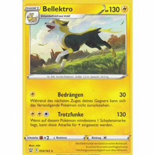  Tradingcard - Pokemon 2021 german Bellektro 053/163 