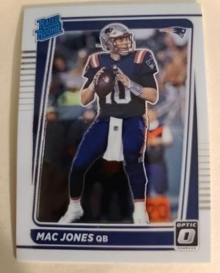 2021 donruss optic Mac Jones rookie card #206