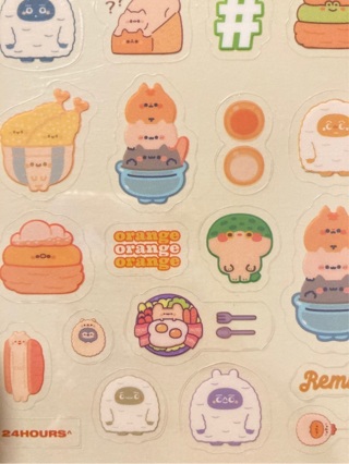 Kawaii Food stickers 