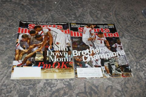 (2) Louisville Cardinals Sports Illustrated 2012 April March Madness Basketball