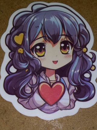 Anime nice 1⃣ big vinyl sticker no refunds regular mail only Very nice quality!