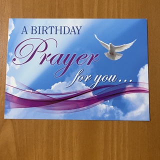 Birthday Prayer Card 