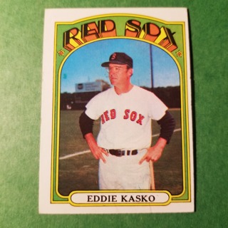  1972 - TOPPS BASEBALL CARD NO. 218 - EDDIE KASKOY - RED SOX