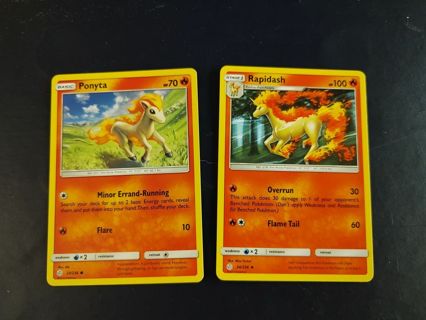 Pokemon Cosmic Eclipse Ponyta and Rapidash