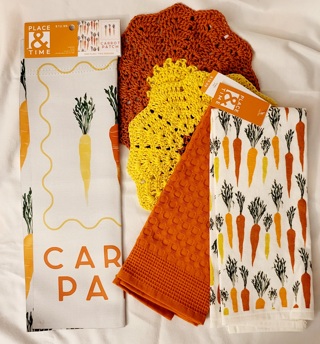 Crochet 2 DISHCLOTHS 2 EASTER DISH TOWELS 1 GARDEN FLAG