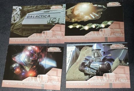 4 Battlestar Galactica Cards