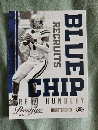 2015 Panini Prestige Blue Chip Recruits Brett Hundley