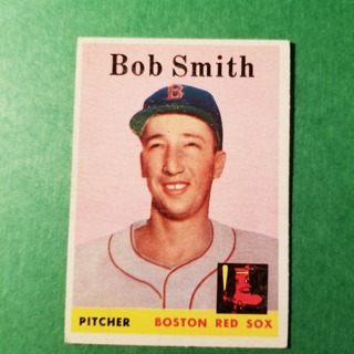 1958 - TOPPS EXMT - NRMT BASEBALL - CARD NO. 445 - BOB SMITH - RED SOX