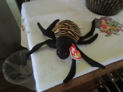 big ty beanie spider named spinner