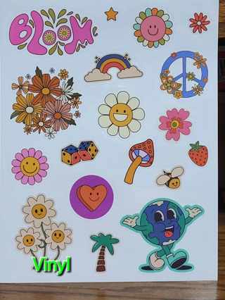 Vinyl Sticker Sheet