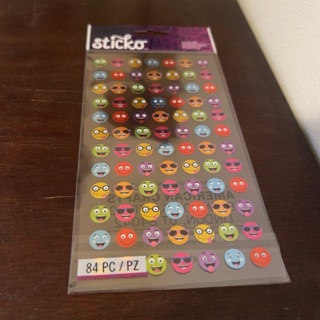 Sticko happy face stickers 