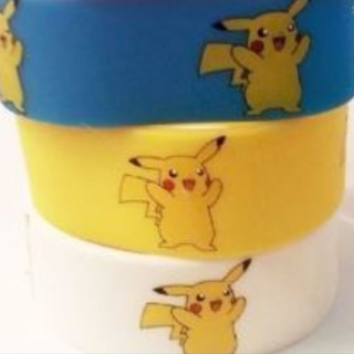 3 PCS BRAND NEW Pokemon Pikachu WristBand bracelet POKEMON JEWELRY pocket monster anime FREE SHIPPIN
