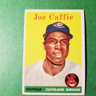 1958 - TOPPS BASEBALL CARD NO. 182 - JOE CAFFIE  - INDIANS