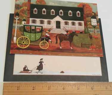 Thanksgiving Card (from Colonial Williamsburg) + Recipe #1(w/Envelope)